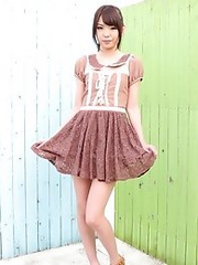 She had on silky baby blue half booty covering panties that she probably bought at the 109 in Shibuya and her booty hole was sweaty!