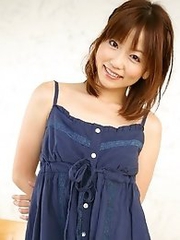 Beautiful japqan idol Saki Ninomiya in maid uniform