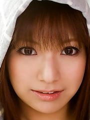 Japanese honey girl Kanade Otoha shows hairy pussy