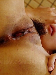 Lusty Yuuno Hoshi gets in group sex