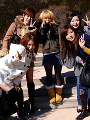 Group sex session in hot springs