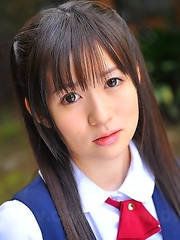 Sweet teeny Ai Uehara loves posing