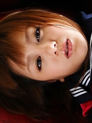 Cute babe Rui Natsukawa shows off