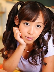 Lovely Japanese schoolgirl Nagisa