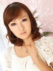 Fujii shows her big natural tits