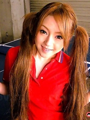 Ria Sakurai sucks a fine pecker