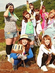 Farmer girls Raina Ogami and Rara