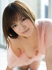 Rey Aoi Strips and Fingers Pink Tits