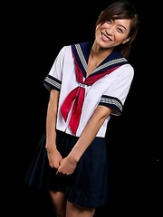 Schoolgirl Reika Yamada is caged and released by her captor only when he feels like fucking her face.
