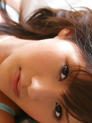 Sara Tsukigami undresses and sits in naughty positions