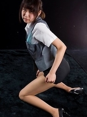 Karina Oshima is a horny teen that loves spreading her legs and getting fingered