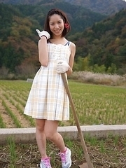 Nagisa, Hana, Maria are farmer girls ready